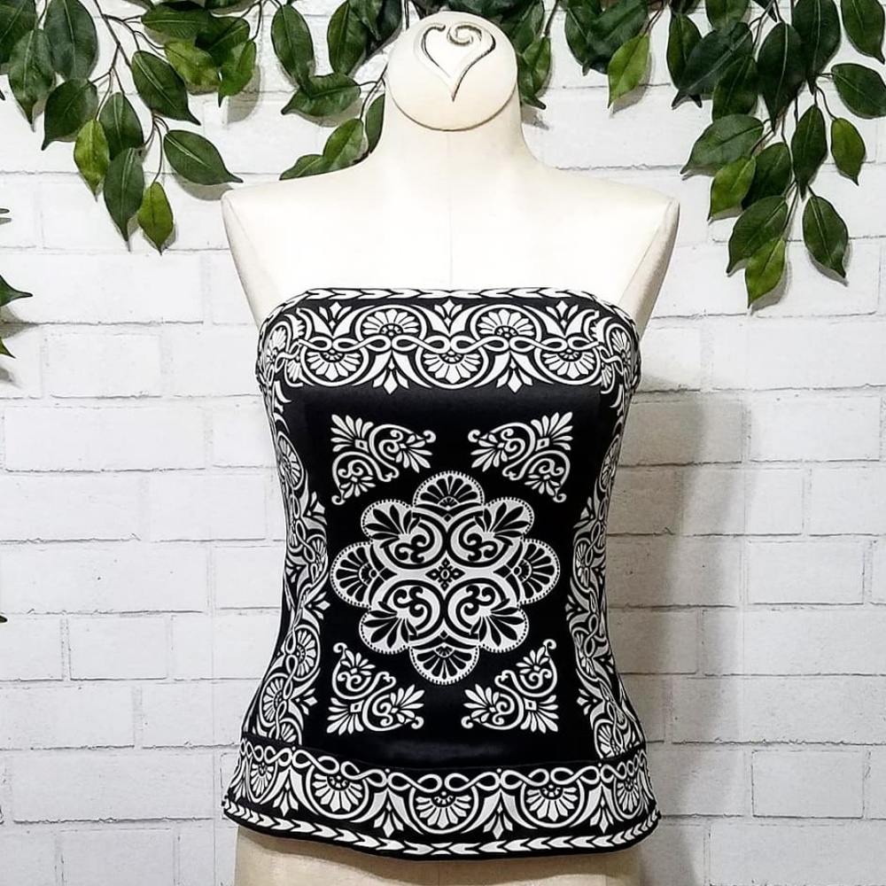 Strapless Boho Corset Top